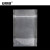 安赛瑞 实验室样品袋 透明自立自封袋（100个装）PET密封袋封口袋拉骨袋自立包装袋 14×20+3cm 601083