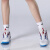 佛雷斯（FLEX）佛雷斯男女款羽毛球橡胶防滑减震透气超轻白色运动鞋 蓝色 40(内长255)
