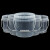 冰禹 BYA-153 透明水桶 塑料桶 密封打包桶 食品级小水桶涂料桶 1L无提手  