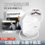 LISMkn95口罩头戴式呼吸阀防尘防工业活性炭KN95高效粉尘打磨防灰粉尘 白色头戴无阀*100只7层+独立装+ 均码