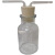 化科 过滤锥形带胶塞集气瓶玻璃洗气瓶 1000ml集气瓶/2个装