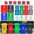 分类大户外大加厚商用240升工业容量物业室外环卫大号带盖垃圾桶 30L原料PE(颜色备注默认绿)