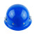 德威狮红钢纸电焊头戴式焊帽焊接焊工帽全脸隔热防飞溅 蓝色安全帽自带卡槽