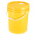 食品级加厚塑料桶涂料桶化工桶塑料油墨桶塑胶桶带盖20升35kg25l 20L绿色加厚款