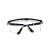 君御203标准型安全眼镜 透明防刮擦镜 防冲击防飞溅物骑行眼镜 100副/箱*1副