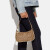 蔻驰（COACH）女包新款时尚TERI链条单肩斜挎包   经典印花腋下包 节日送女友 棕色 24.5*15.5*7.5cm