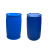 定加厚200升旧化工塑料桶柴桶200L废液桶废弃桶浮桶大容量 加厚200升开口单环桶（盖