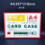 千惠侬磁性硬胶套A4卡套文件保护套卡K士软磁营业执照卡片袋磁胶套展示 A4红色 1个装 （开口方向留言备