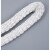森美人 两头扣尼龙吊绳 双扣起重米白色耐磨圆形软吊装绳吊车工业吊带  3吨(Φ35)*1.5米 