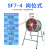 低噪声轴流式通风机 SF轴流风机220v工业通风机低噪音岗位式排气 SF2.5-2固定式