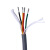 适用高柔弹性拖链耐折软护套电缆TRVV 0.2机器人多芯控制信号线电源线 高柔拖链电缆30芯0.2（100