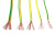 BVR黄绿双色接地线1.5/2.5/4平方接地线6平黄绿接地线多股软铜线 BVR4平方软线红色 90米