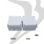 铸固 R型abs塑料防水盒 户外防水接线盒监控室外防水盒分线盒 RA400*350*120