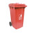 恒丰牌 240L 加厚型可挂车垃圾桶 户外环卫垃圾桶小区用垃圾桶  红色 A260