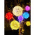 定制适用挂树藤球灯户外防水led灯串街道亮化创意满天星圆球铜线装饰彩灯 红色20厘米 红光4
