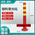 75CM塑料警示柱弹力柱隔离桩护栏交通设施路障锥反光柱PU防撞柱 68CM高塑料警示柱（送螺丝）