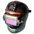 LISM头戴风扇自动夏季变光电焊工面罩帽子氩弧二保自动防护手持真彩 安全帽三挡调风变光补光风扇款
