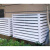 铝合金外机罩工厂定做室外防雨百叶窗通风口格栅护栏AA 白色110*80*60现货3匹3面