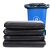 标燕 加厚型垃圾袋 工业型垃圾袋 商用工业办公专用 黑色回收袋塑料袋 平口90*100加厚3丝 50个/包
