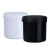 达尼胜塑料瓶 加厚广口储存罐大口直立桶 包装桶密封罐600ML黑色