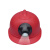 带灯安全帽白色带灯帽矿山救援夜视帽LJ-1001矿灯带灯的头盔 红色