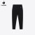 乐卡克（Le coq sportif）法国公鸡男款三色系列针织长裤运动休闲裤 黑色/BLK L