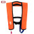 圣驰(SHENGCHI)便携式自动充气救援救生衣海钓钓鱼马甲救生衣成人大浮力背心专业救生衣MC700-150A红色自动