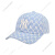 美职棒（MLB）经典棒球帽  男女帽子 鸭舌帽复古印花520情人节礼物 均码 蓝色白字NY