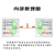 创基互联 4通道CWDM有源波分复用器光纤倍增器BH-OTS-CWDM1.25/4C20K 上行20KM 1.25G 1对