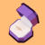 紫色八角绒布首饰盒戒指盒项链盒耳钉盒吊坠盒手镯盒礼品盒 紫色八角绒布戒指盒白底色 00428