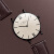 唯路时（JONAS&VERUS）飞亚达旗下品牌 手表男士石英表本色 超薄简约 褐色牛皮带 黑色白盘 Y01646-Q3.BBXLZ