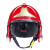 梅思安（MSA）F1XF消防头盔10158866 灭火救援头盔 照明模组+电筒支架 红色中号 定制拍前联系客服