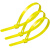 飞尔（FLYER）活扣尼龙扎带 多功能理线带绑带 专业自锁式标签束线带100条【黄色 4.8x150mm】