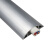 DS 铝合金线槽 3号常规款 1米/根 壁厚0.6mm 半圆驱形地面压线槽