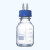 适用实验室补料瓶 发酵罐1/2/3/4通孔试剂加料瓶 小号中号大号 不锈钢 小号100ml四通