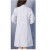 AP 康之朗 实验室工装 女款 白色 厚长袖大褂 西服领、腰带款、纽扣袖 单位：件  起订量1件  L码 货期30天