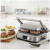 美膳雅（CUISINART）GR-5B 家用烤架烤盘5 合1 烹饪LCD显示屏 宽温度范围和灼热功能