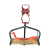 滑板通讯滑车钢绞线滑椅吊椅安全坐挂高空光缆定制滑椅电信通信挂 红色吊椅配件
