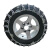 筑采（ZHUCAI）汽车轮胎链条防滑链通用型防滑链金属应急链 横链条4.5mm-195／60 R15轮胎加粗  2条价 