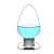 环球种子瓶锥形鸡心瓶加厚玻璃瓶 125 250 500ml含带塞子透明化工样品玻璃瓶展示瓶实验室玻璃 250ml尖头含塞子/一箱144个
