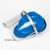 代尔塔（DELTAPLUS）安全帽带面罩全脸防护透明PVC铝包边烧焊防飞溅防冲击打磨面屏 蓝色安全帽+支架+6张面屏