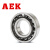 美国AEK/艾翌克 61802 耐高温轴承300度 满珠黑色深沟球轴承 【尺寸15*24*5】