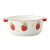 儿童碗陶瓷碗家用双耳陶瓷小碗可爱儿童吃饭碗烤箱用烤布丁碗宝宝蒸鸡蛋羹碗 4.5寸饭碗--菠萝