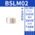 亚德客通用型消声器 BSL-01/BSL-02/BSL-03/BSL-04消音器 平头BSLM-02