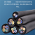 奔辉 国标JHS1芯防水橡套软电缆潜水泵线 户外水下电源线 黑色1米价格 1*185平方