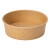 稳斯坦 W7280 (50个)牛皮纸碗 一次性碗圆形沙拉碗轻食饭盒外卖纸餐盒 500ml无盖