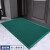 地毯入户门垫室外防滑商用地垫PVC丝圈防水脚垫环保金 墨绿色[热熔锁边经 60 x 180cm