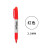 美国三福记号笔 记号笔sharpie super marker33001黑色2.0MM工业用 红色