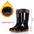 BGH-15劳保雨靴PVC防滑防水防刺靴子 中筒黑色-牛筋底-加绒42