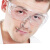 喷漆防护眼镜工地工厂防护眼镜平光电焊男女式气焊喷漆平光镜专用头戴式眼睛 2010黑色眼镜(非常黑)